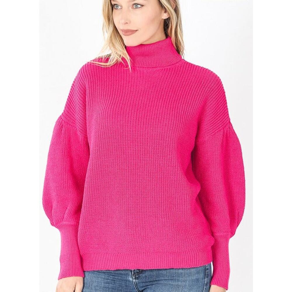 Pretty In Pink Turtleneck